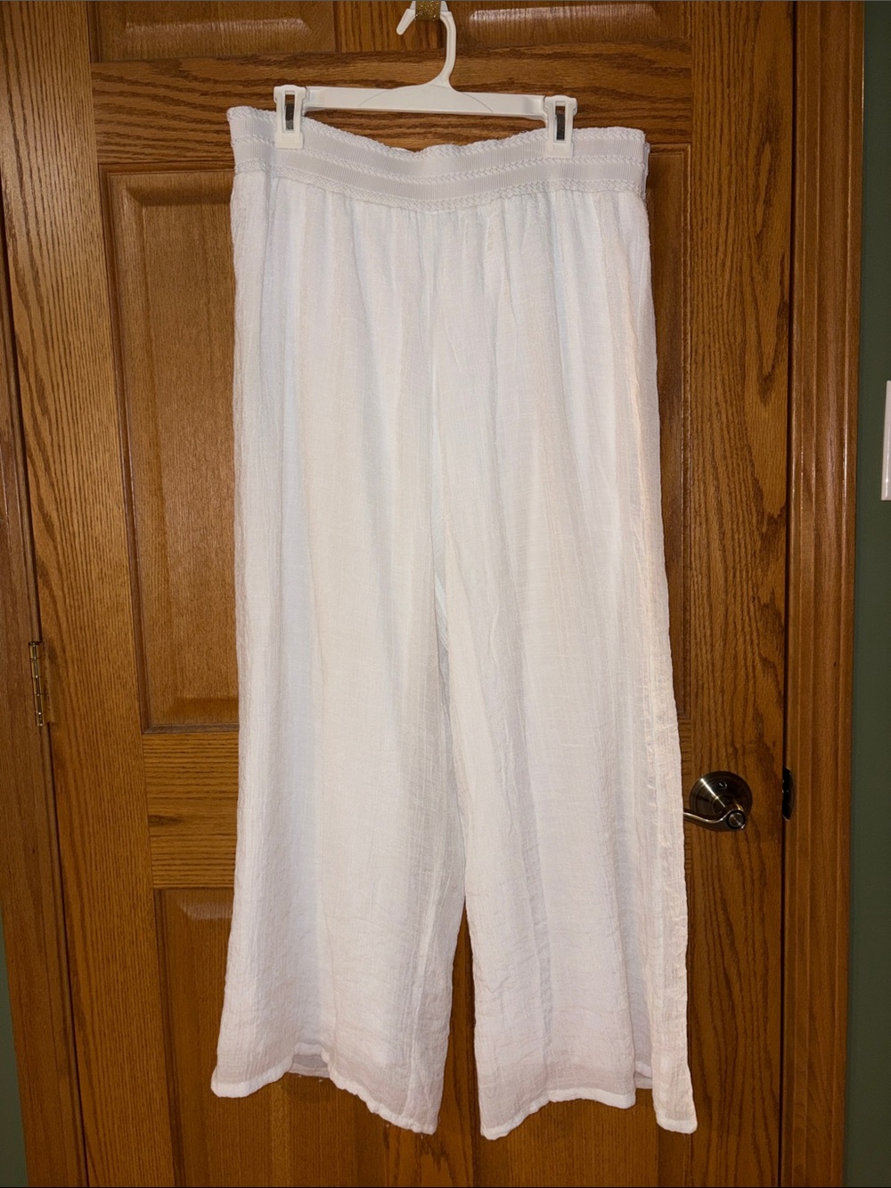 APT.9 sz XL Women's BOHO bohemian lightweight summer style pants